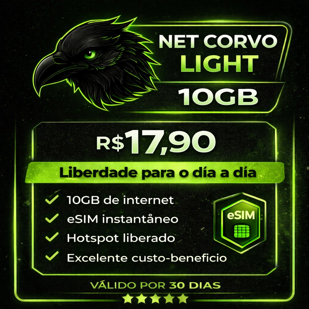 🟢 NET CORVO LIGHT – 10GB